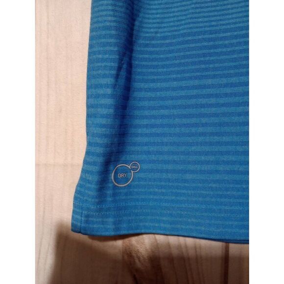 Puma Shirt Men's Medium Blue Polo Short Sleeve Dry‎ Cell - Picture 4 of 7